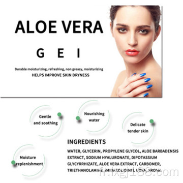 Gel 100% naturel bio de vente chaude pour le visage